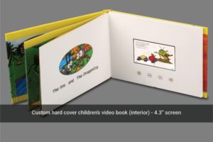 A video book with a picture of a dragon.