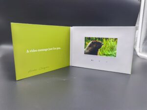 A video message from the zoo is displayed in this open book.